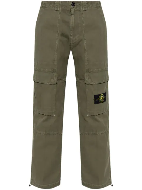 Stone Island pantalon en coton à poches cargo