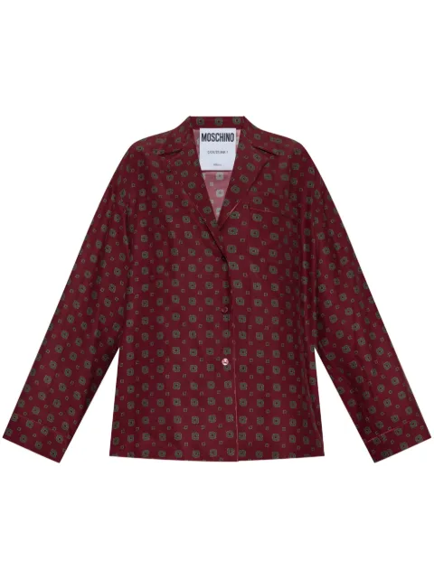 Moschino silk pyjama shirt