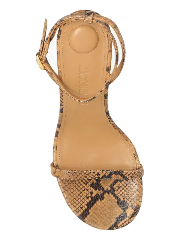 サンダル・ミュール JACQUEMUS Women Sandals 243F0160 4308 9BB BLACK LIGHT BROWN The double mules by JACQUEMUS | Official website