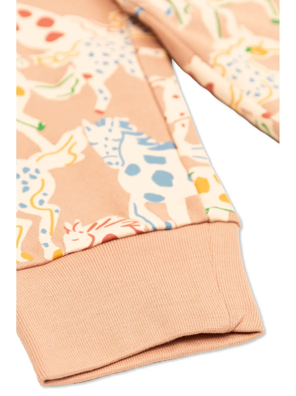 Shop Stella Mccartney Horse-print Track Pants In Pink