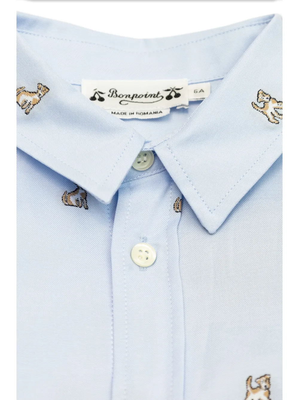 Bonpoint Daho shirt Blauw