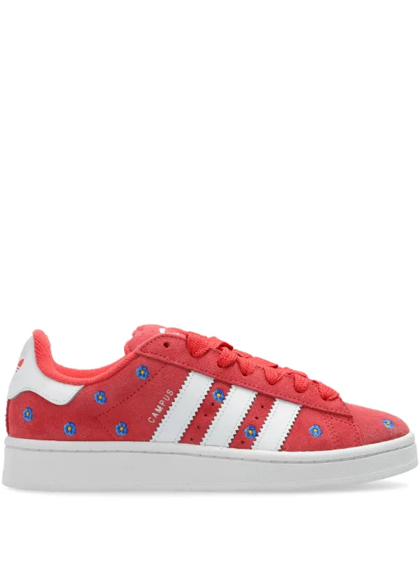 Adidas Campus 00s Sneakers Met Geborduurde Bloemen Roze FARFETCH NL