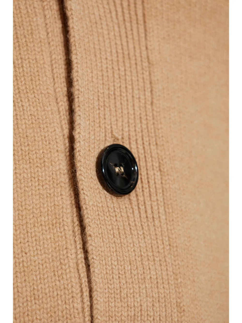 AMI Paris Vest met geborduurd logo Beige