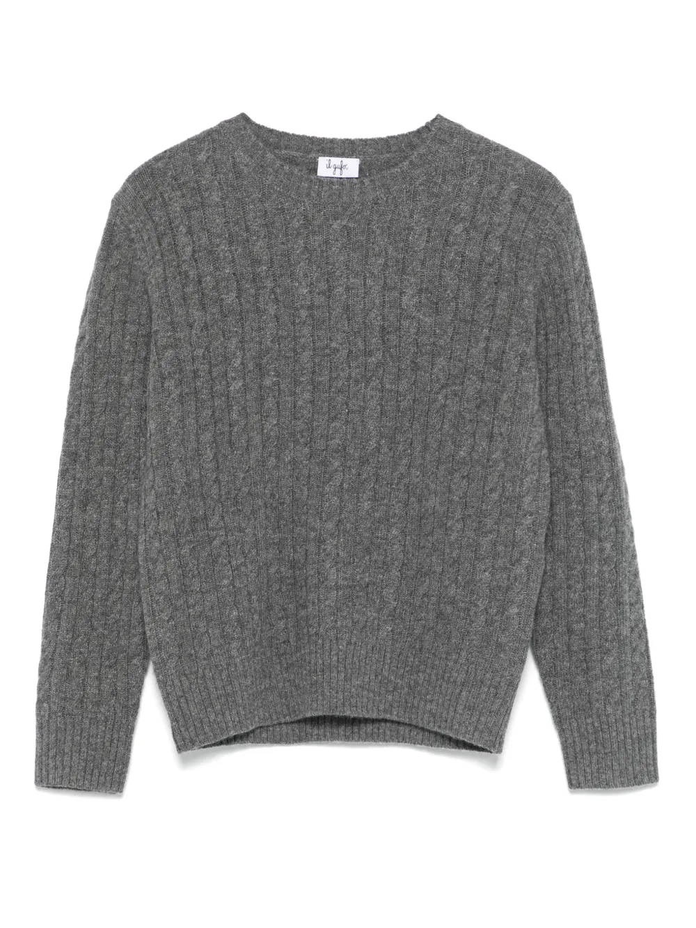Il Gufo cable-knit sweater | Grey | Image 1