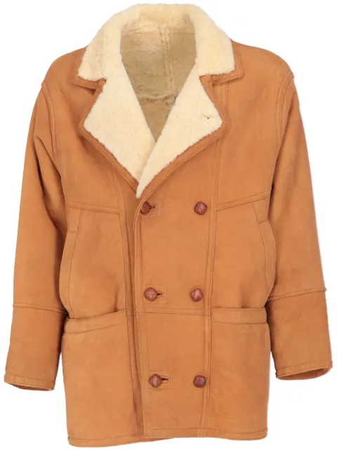 A.N.G.E.L.O. Vintage Cult Cappotto con bordo in shearling Pre-owned anni '80