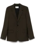 AMI Paris virgin wool blazer - Brown