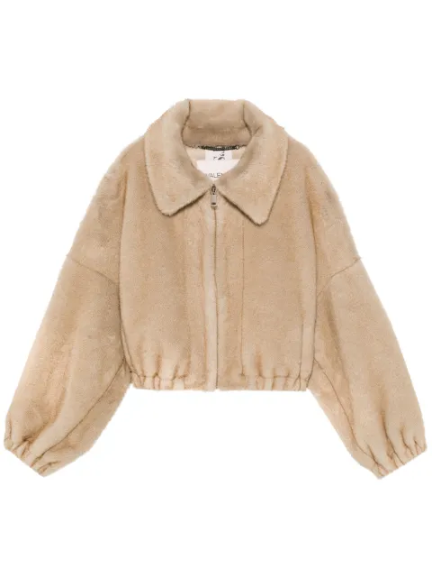 VALENTINI 1972 faux-fur bomber jacket
