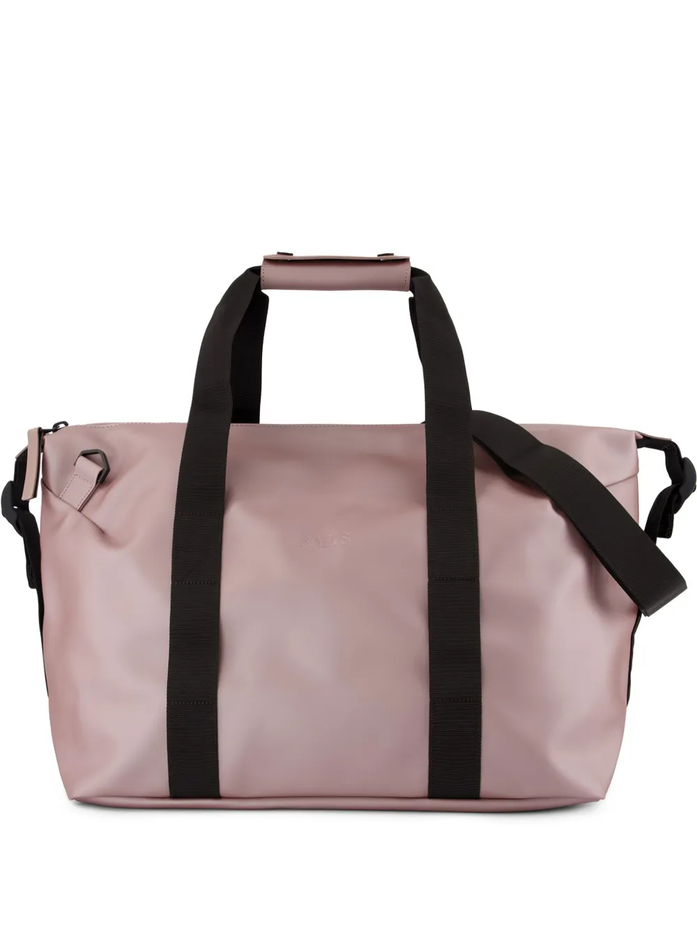 Rains Hilo debossed-logo luggage bag - Pink