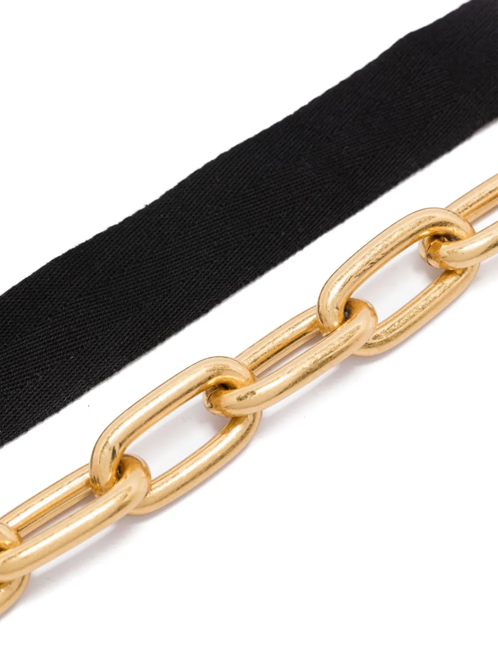 Plan C Chain Necklace In Black