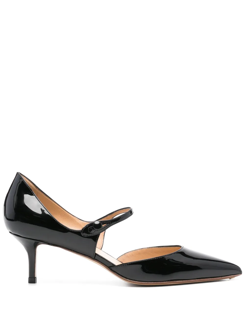 Francesco Russo 55mm Mary Jane pumps - Black