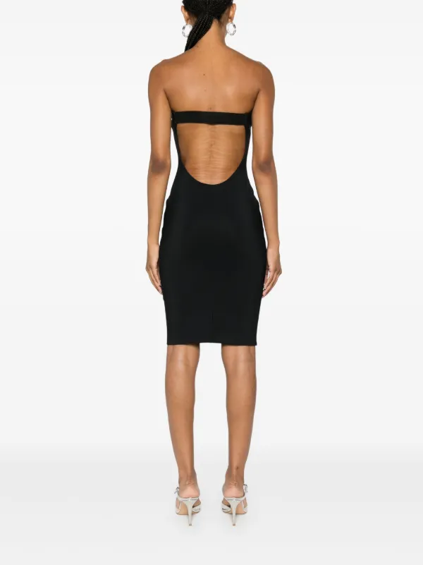 Coperni open-back Bustier Dress | Black | FARFETCH IE