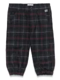 Il Gufo checked trousers - Blue