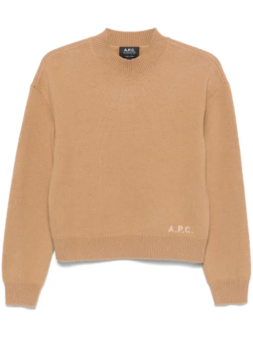 A.P.C. pull Esther - Tons neutres - A.P.C. - Modalova