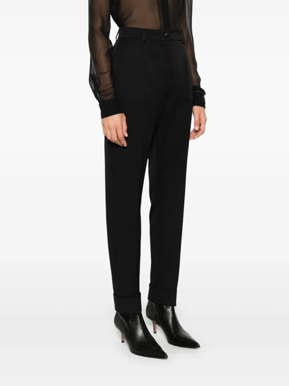 Dolce & Gabbana Wollen broek Zwart