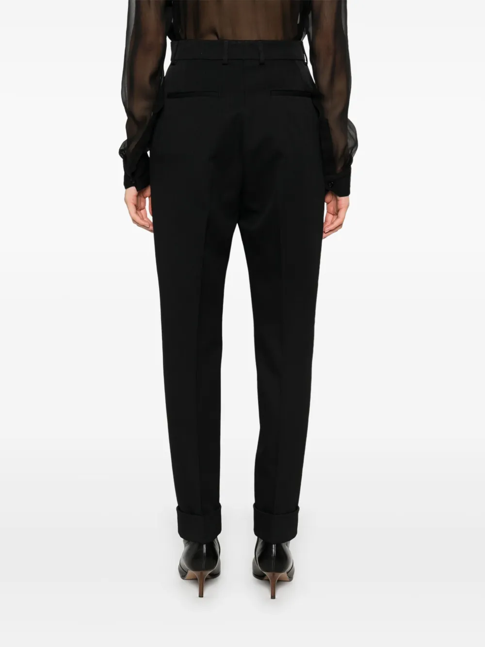 Dolce & Gabbana Wollen broek Zwart