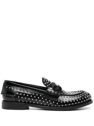 Jimmy Choo Marlow ダイヤモンド ローファー | ブラック | FARFETCH JP