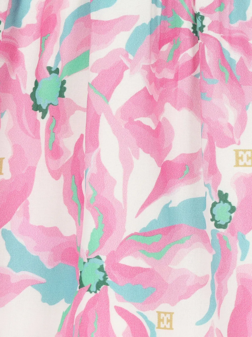 Escada Kids Jurk met logo Wit