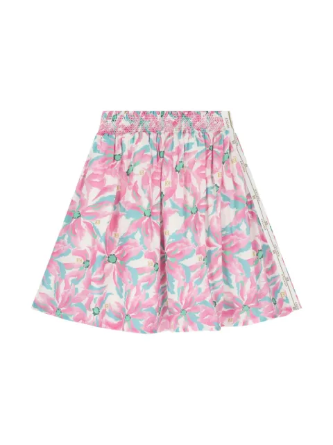 Escada Kids floral-print skirt