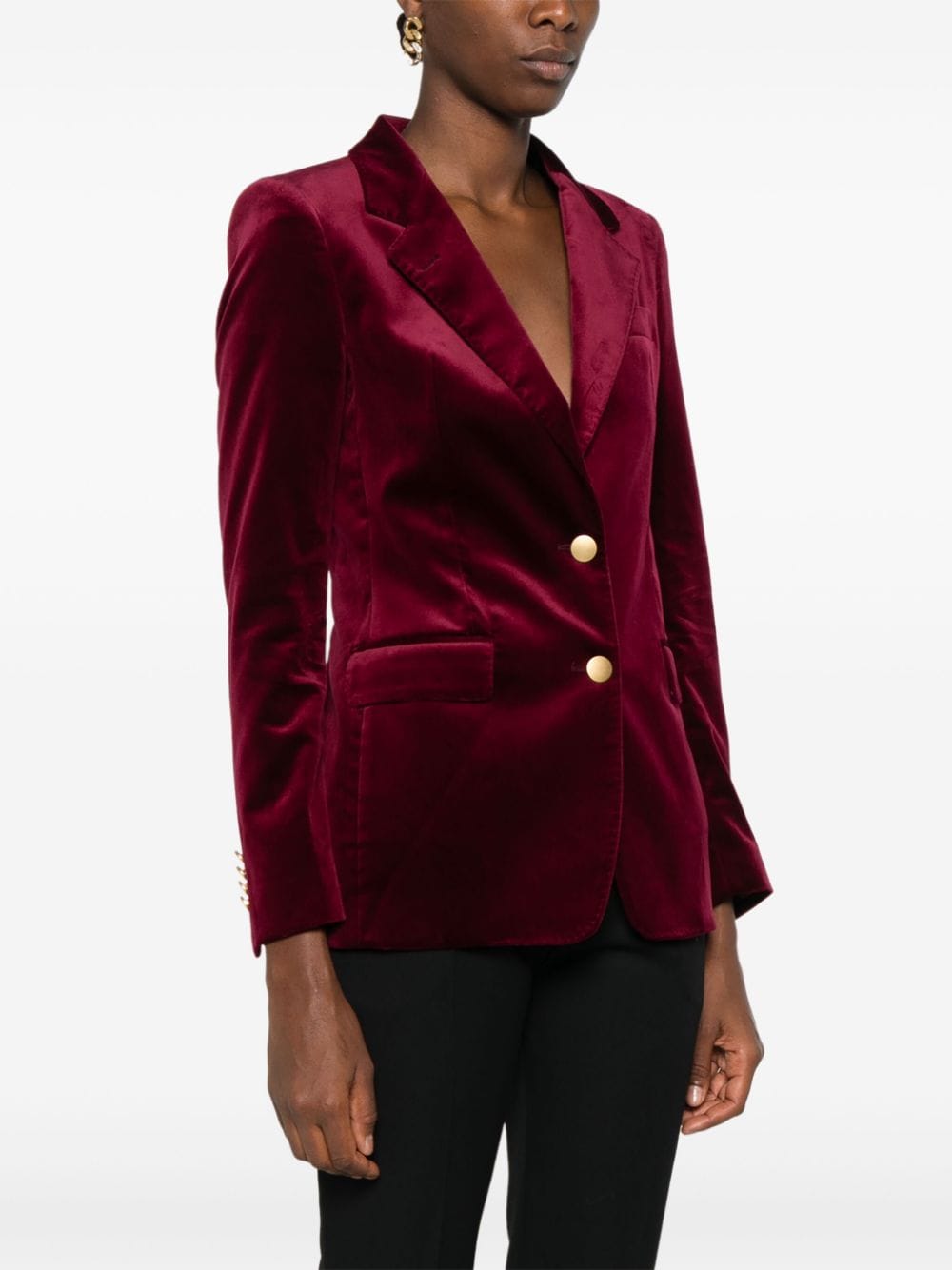 Shop Tagliatore Parigi Blazer In Red