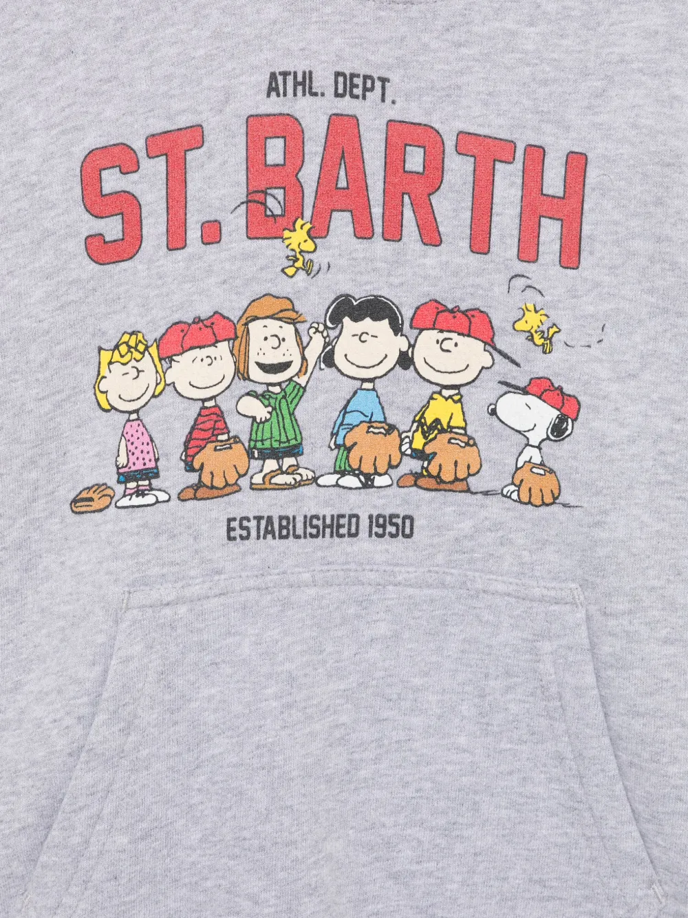MC2 Saint Barth Kids x Peanuts Oliver hoodie Grijs