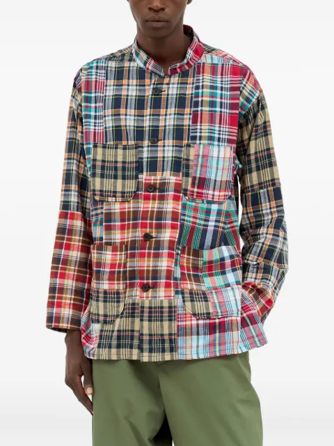 Engineered Garments Dayton patchwork plaid shirt