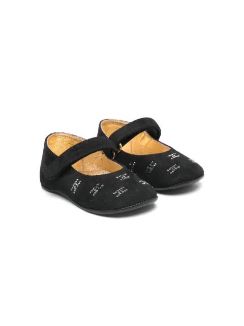 Elisabetta Franchi La Mia Bambina flats con detalles de cristal