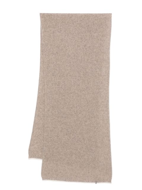 Brunello Cucinelli melange knitted scarf Women