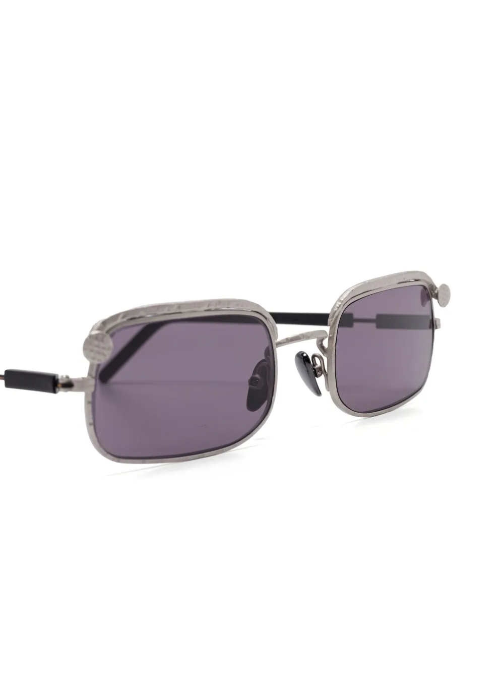  Kuboraum Z4 Rectangle-frame Sunglasses - Grey 