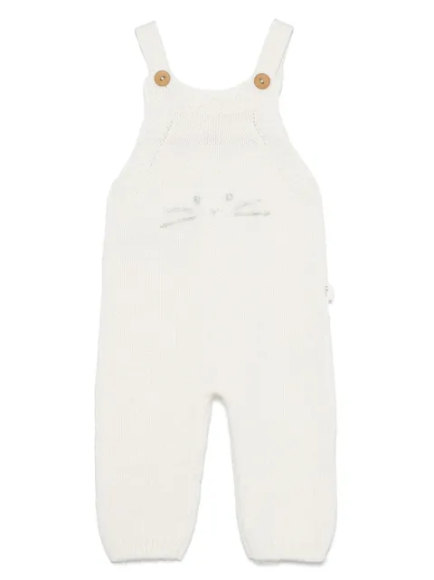 TEDDY & MINOU fine-knit dungarees