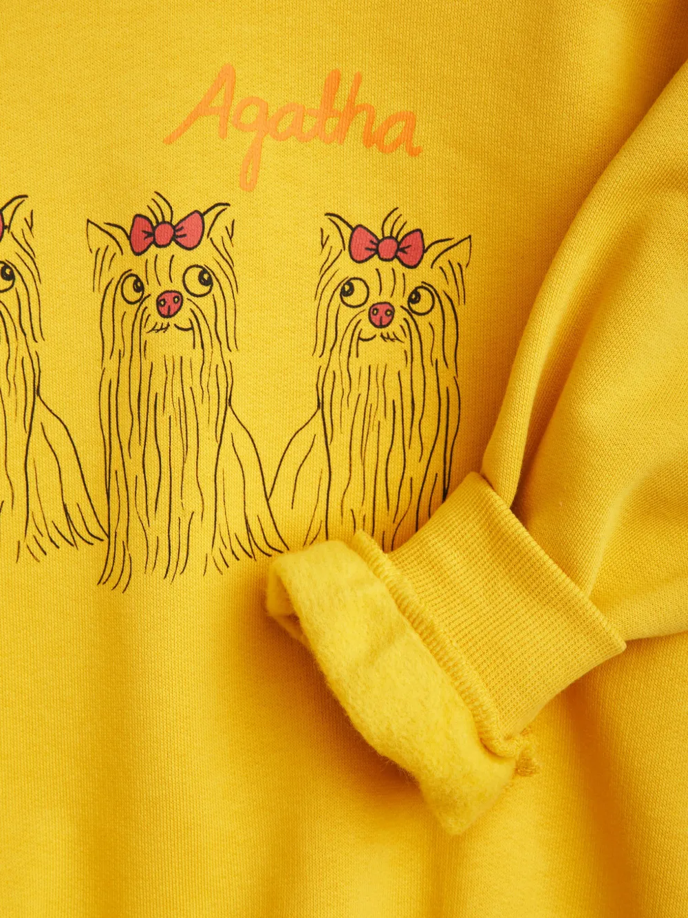 Mini Rodini Sweater met print Geel