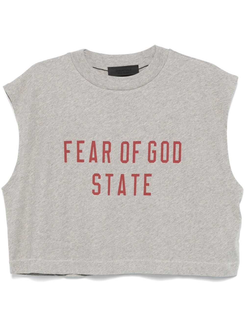 FEAR OF GOD ESSENTIALS logo-print T-shirt - Grey