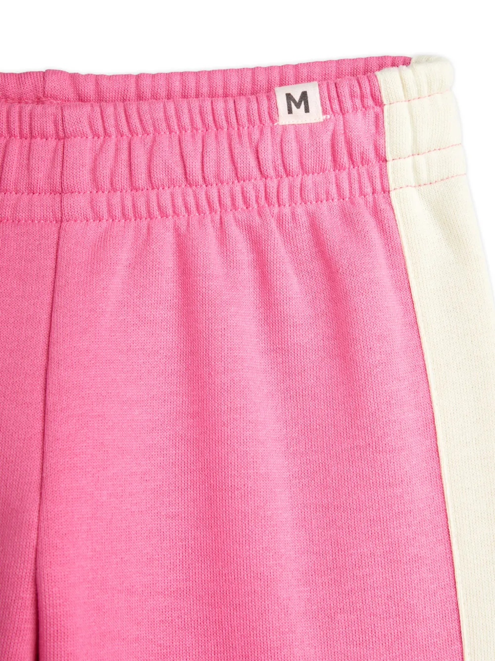 Mini Rodini Sweater met vlakken van biologisch katoen Roze
