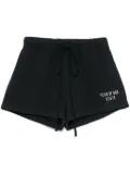 FEAR OF GOD ESSENTIALS fleece track shorts - Black