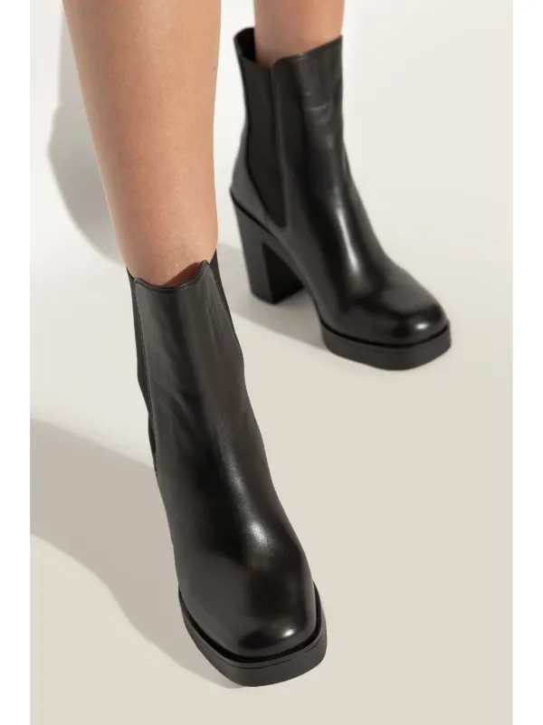 Stuart Weitzman 100mm Bethenny Boots | Black | FARFETCH