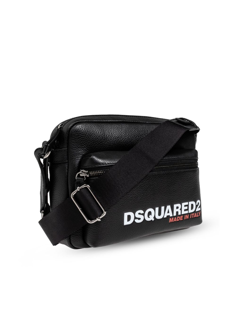 Shop Dsquared2 Logo-print Crossbody Bag In Black