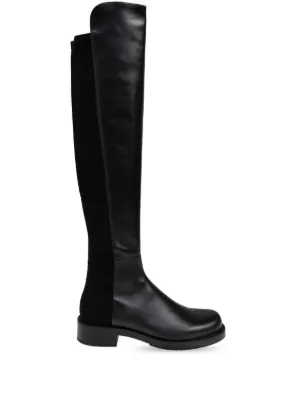 Stuart weitzman discount Stiefeletten schwarz Punktemuster Elegant