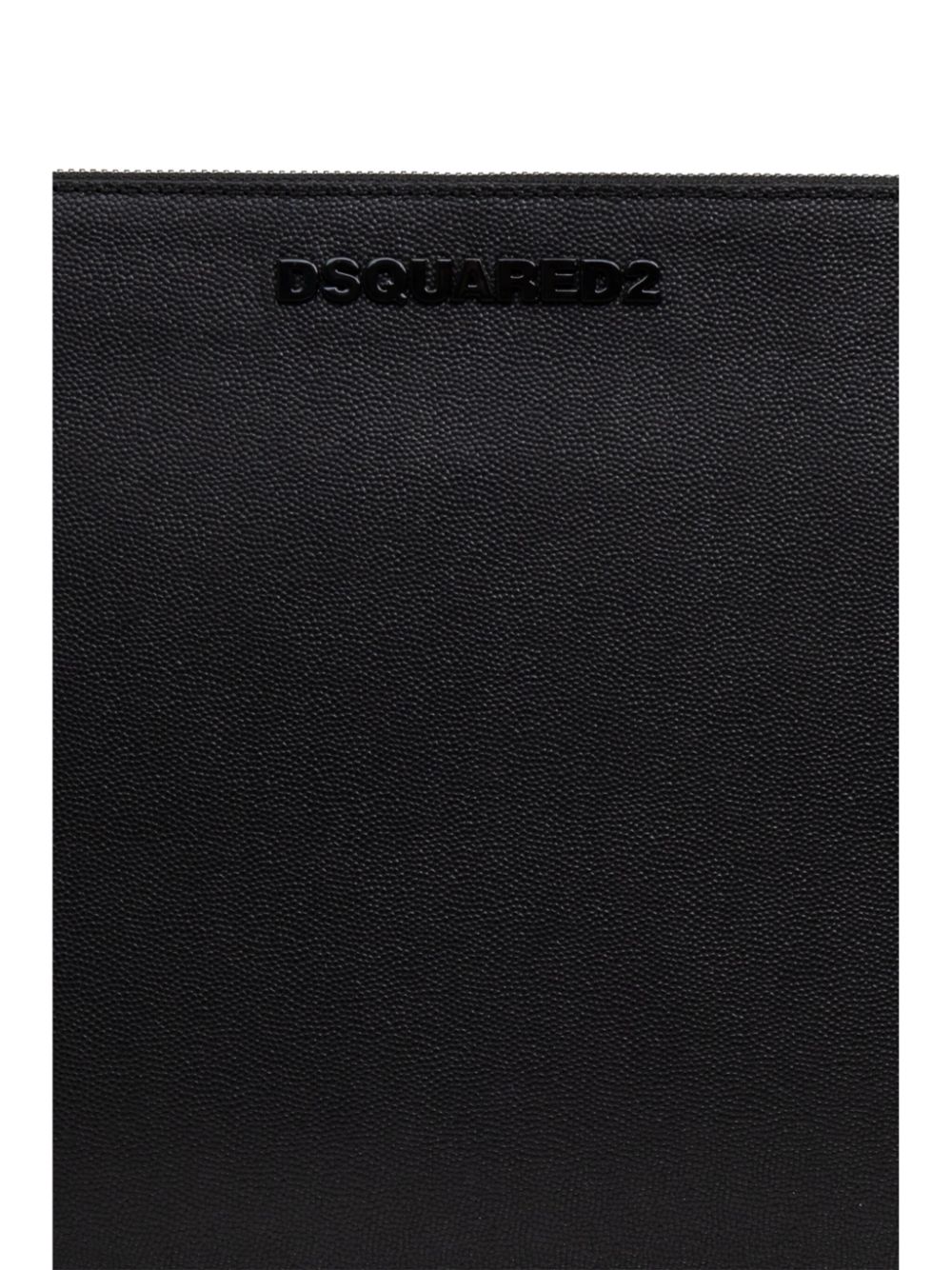 DSQUARED2 logo-lettering clutch bag Men