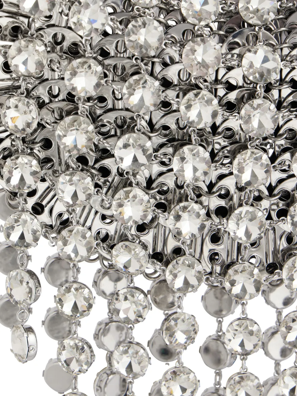 Rabanne 1969 Moon Bag In Silver