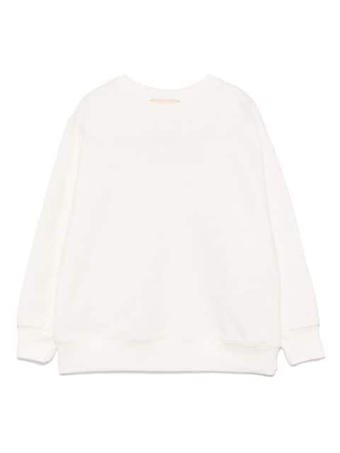 Elisabetta Franchi La Mia Bambina Sweater met geborduurd logo