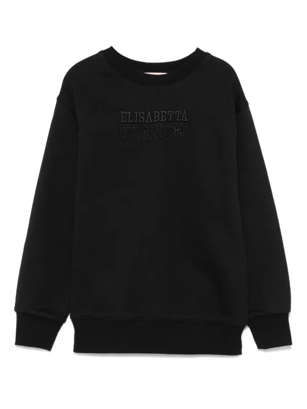Elisabetta Franchi La Mia Bambina logo-embroidered Sweatshirt