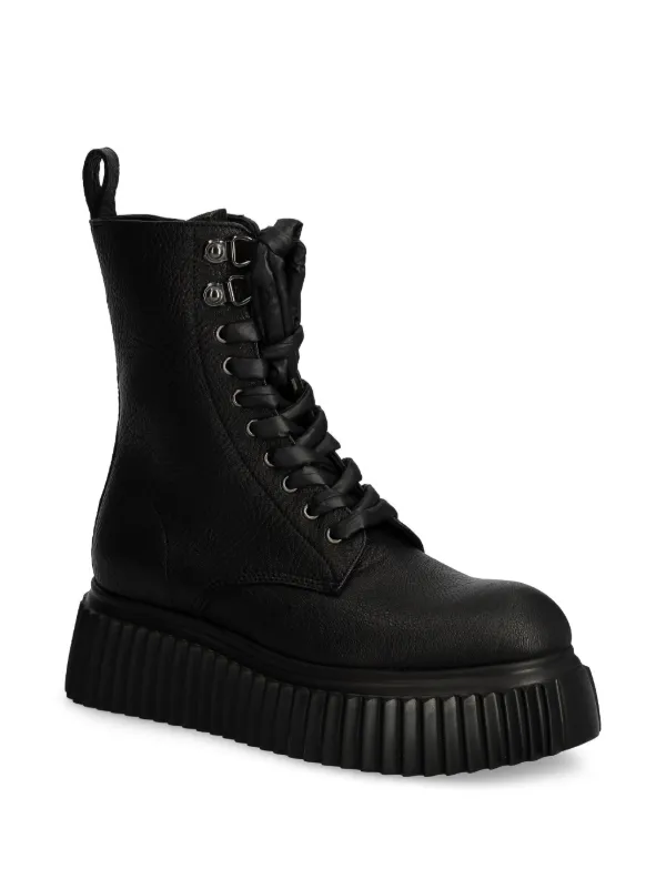 Ankle Boots Agl Lug Hiker Boot AGL Maxine Combat Boots Black