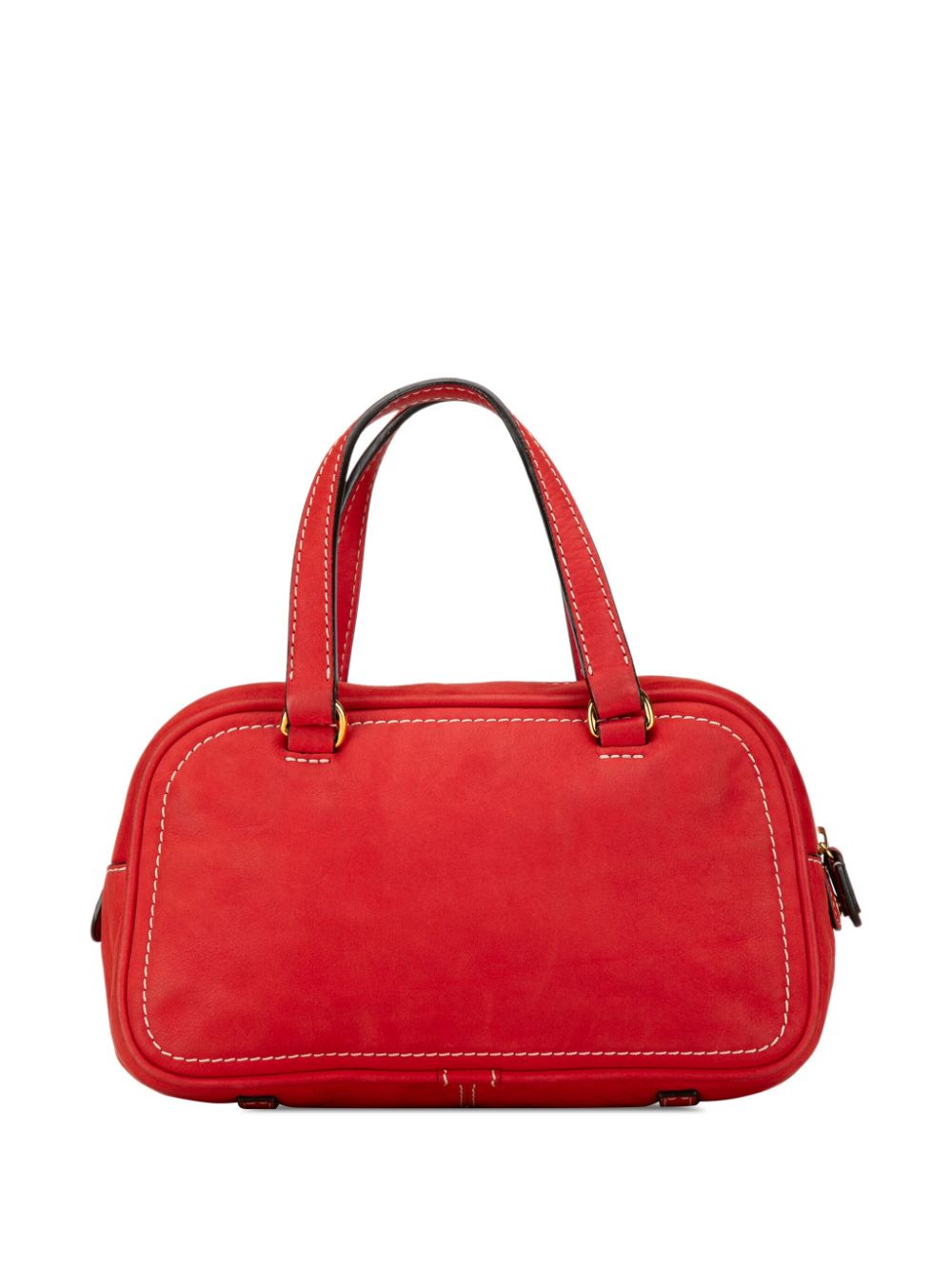 Loewe Pre-Owned 2008 leren handtas met anagram en kwastje - Rood