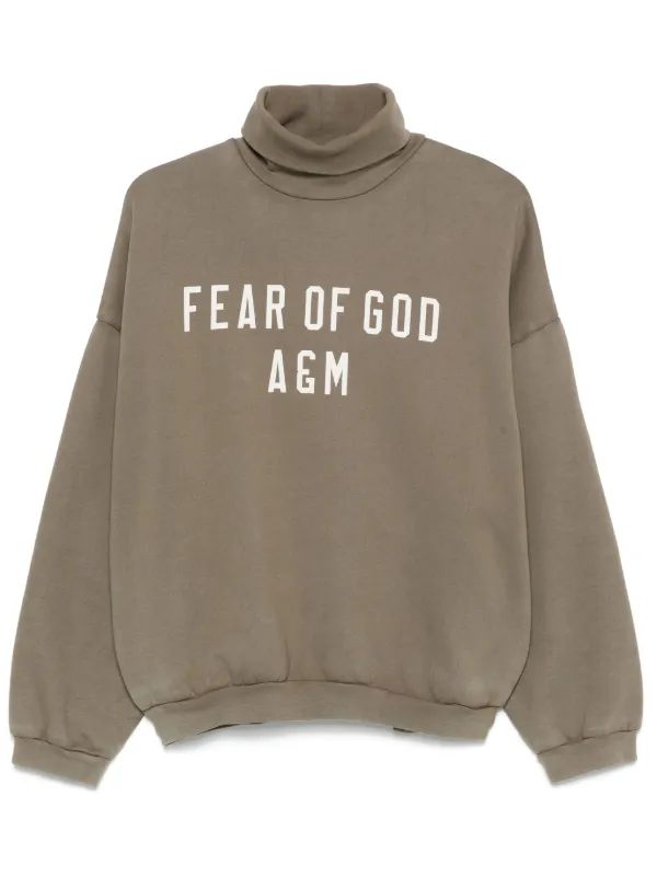 FEAR OF GOD ESSENTIALS ロゴ スウェットシャツ | グリーン | FARFETCH JP