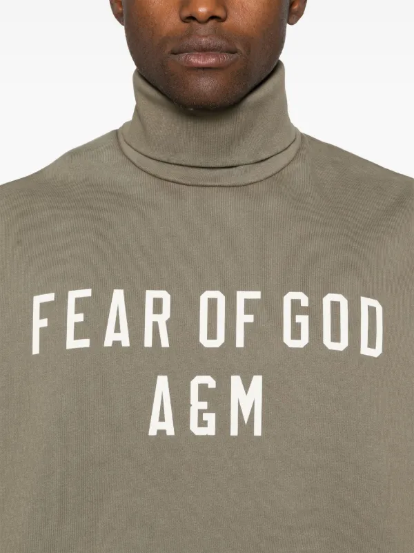 FEAR OF GOD ESSENTIALS ロゴ スウェットシャツ | グリーン | FARFETCH JP