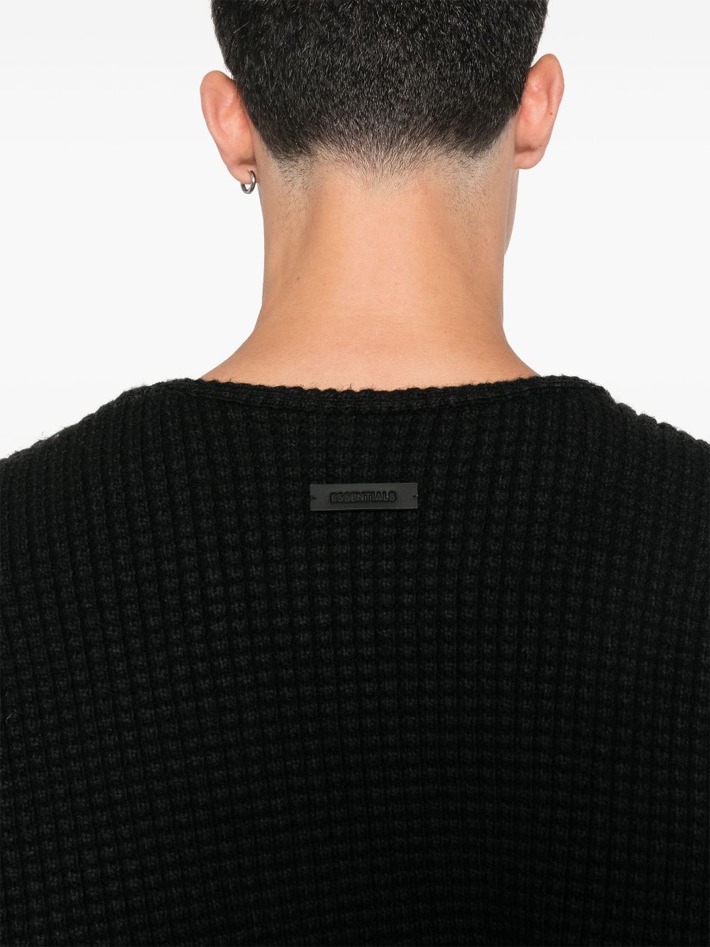 FEAR OF GOD ESSENTIALS logo-patch cardigan Men