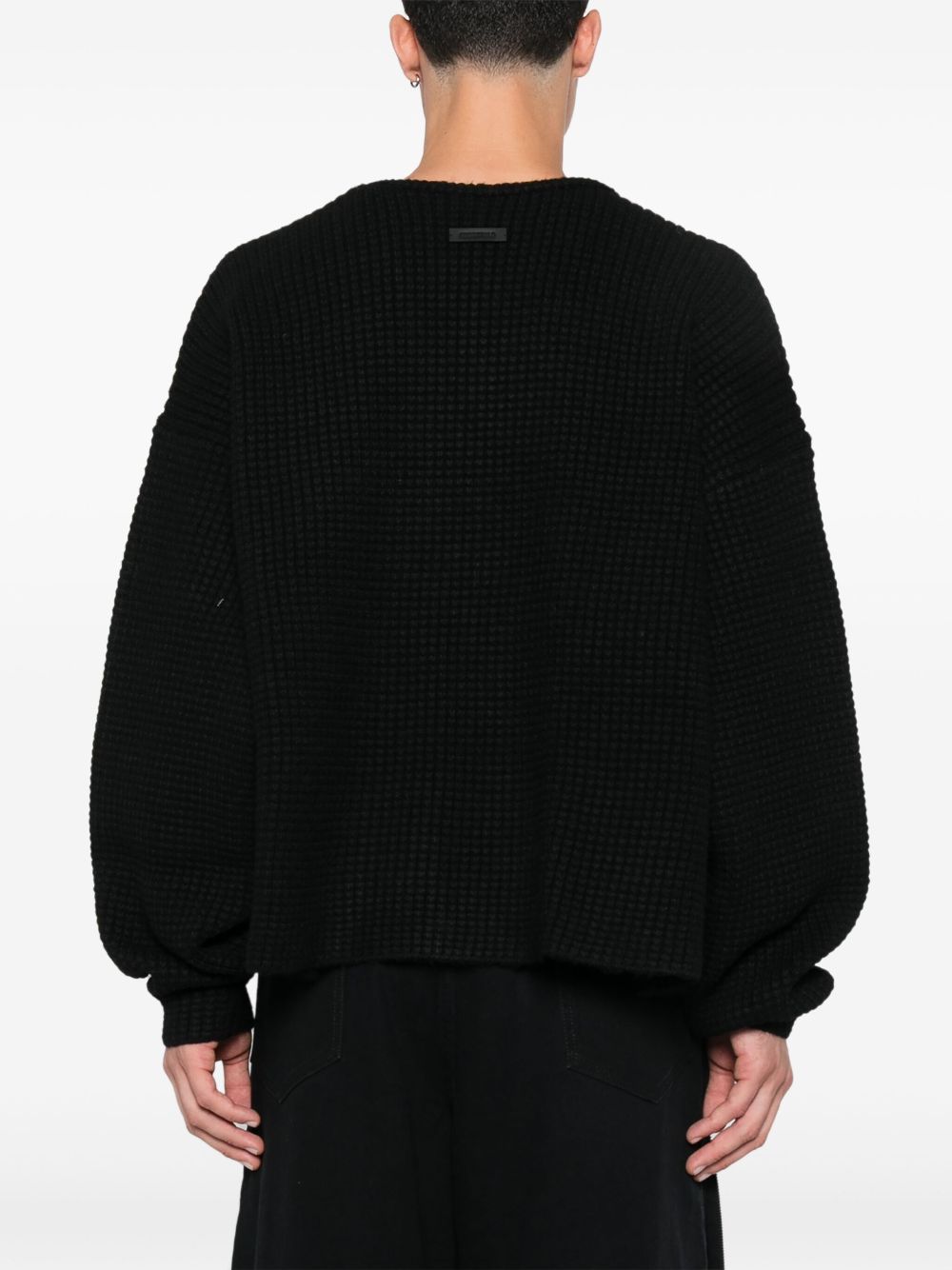 FEAR OF GOD ESSENTIALS logo-patch cardigan Men