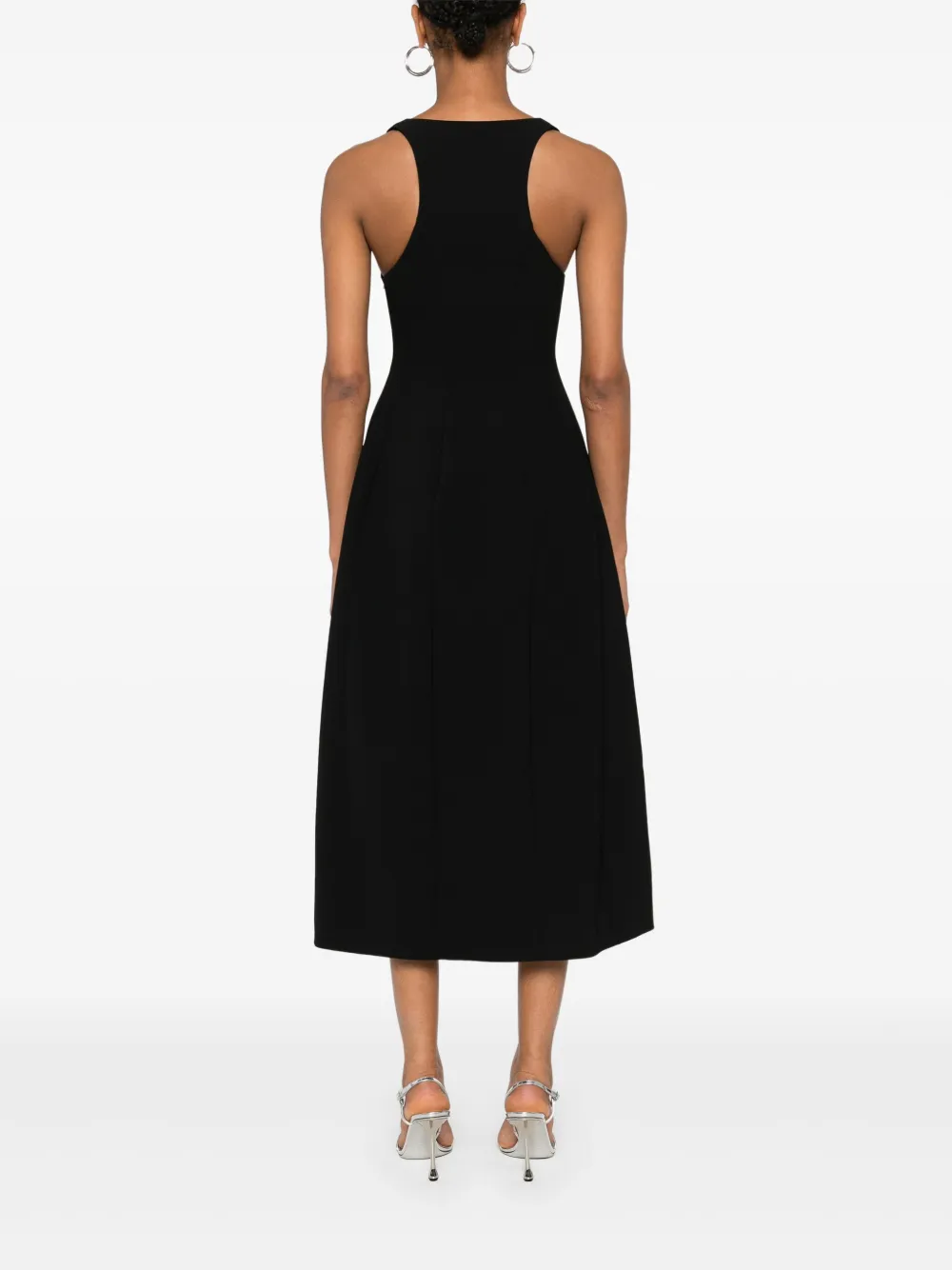 PHILOSOPHY DI LORENZO SERAFINI PLEATED MAXI DRESS 