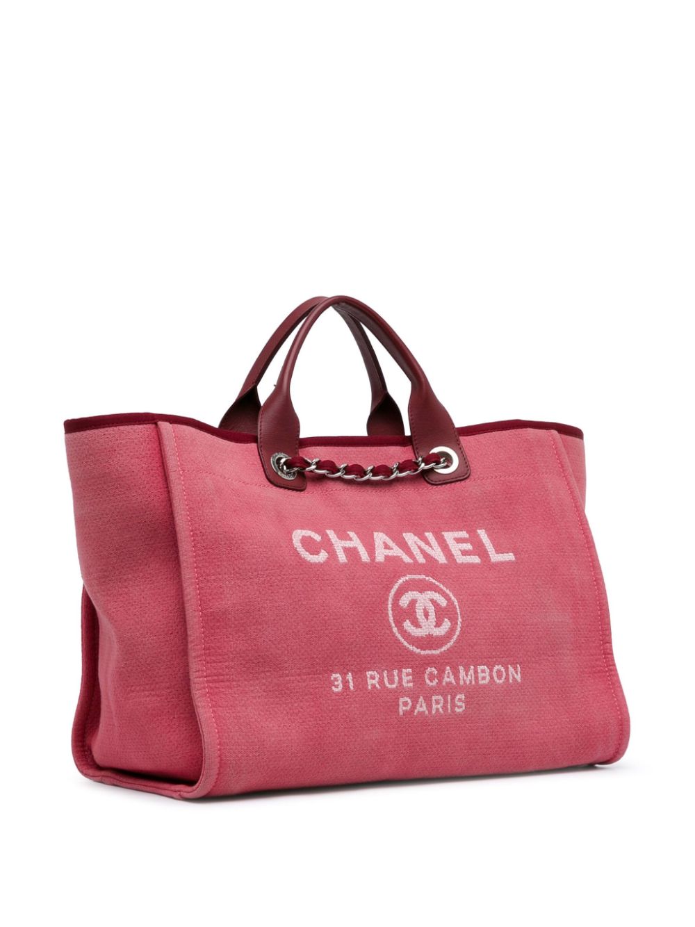 CHANEL 2016-2017 Large Canvas Deauville Tote satchel Women