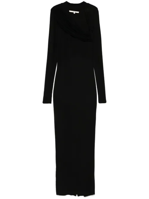MANURI robe longue Malena - Noir - MANURI - Modalova