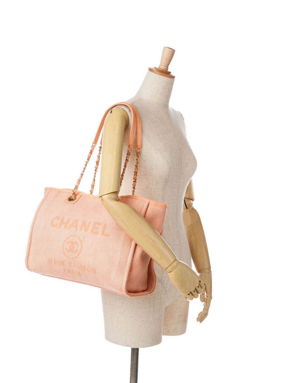 CHANEL 2020 Small Canvas Deauville tote bag Women